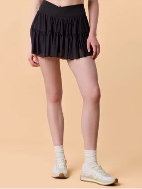 Blogilates Women's Mommy & Me Ballerina Skort High Rise Side Pockets